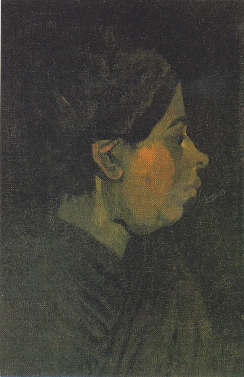 농부 아가씨의 머리 - Vincent van Gogh