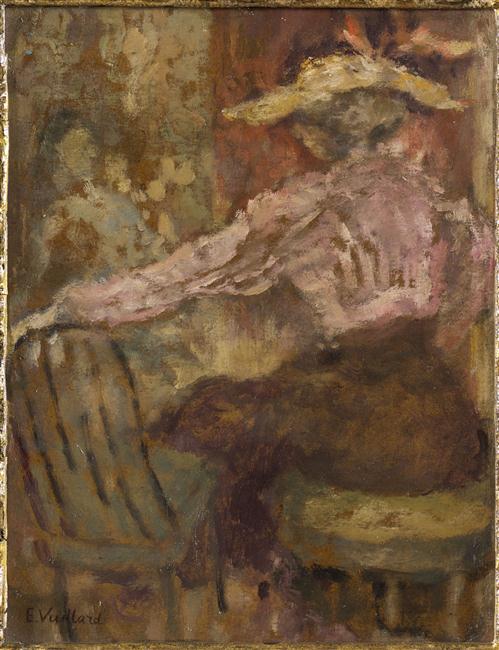 La Jeune femme en chemisier rose - Édouard Vuillard