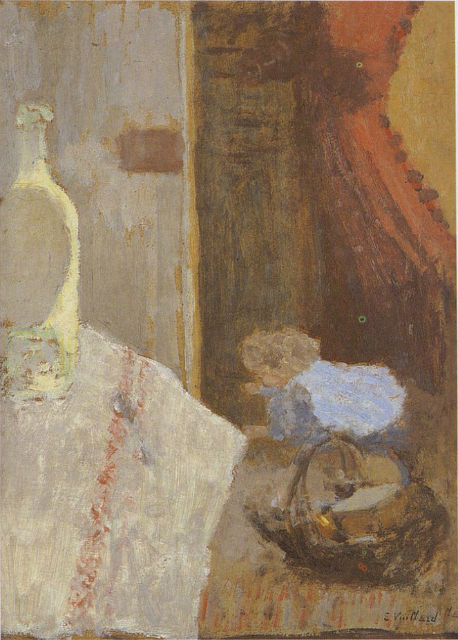 Intérieur à la tenture rouge - Édouard Vuillard