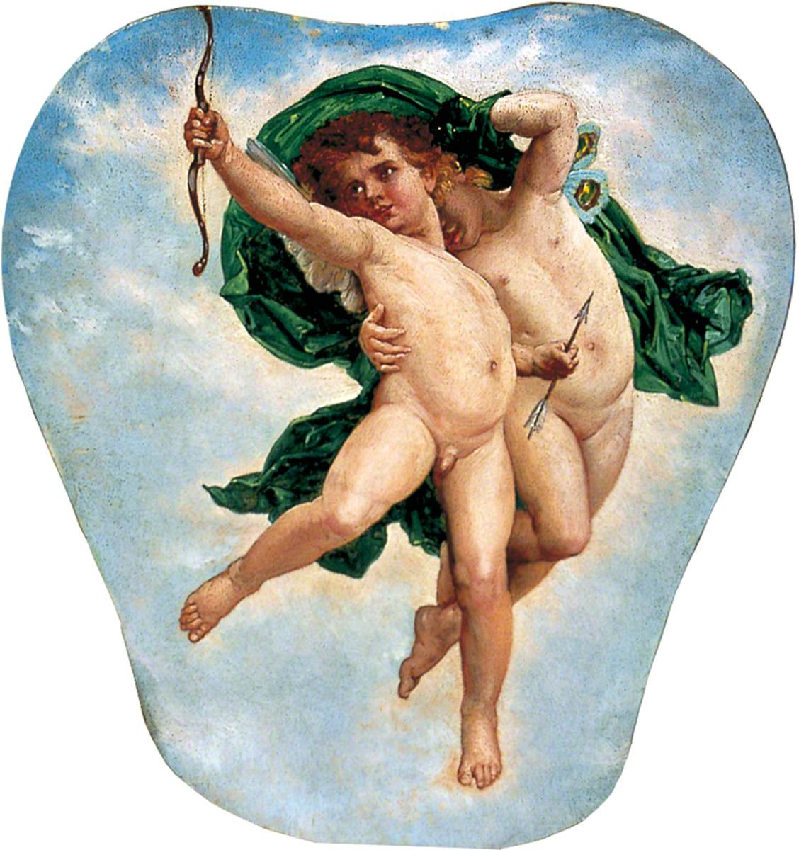 Reproduction du tableau « L'Amour Vainqueur (Cupidon Victorieux) - Bouguereau » par Alpha Reproduction en peinture à l’huile