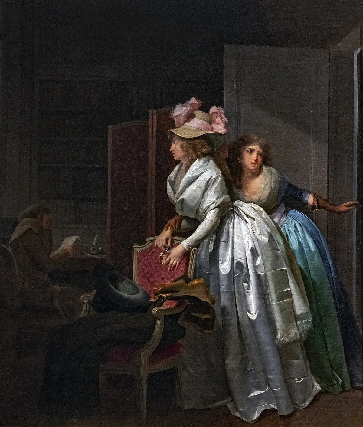 Le Cadeau délicat de Louis-Léopold Boilly, image liée au choix d'un cadeau d'art