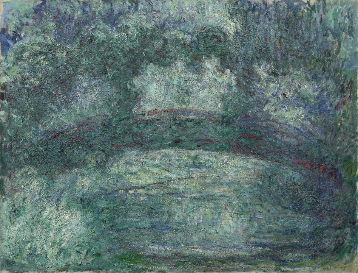 Le Pont japonais de Claude Monet au-dessus du bassin aux nymphéas à Giverny