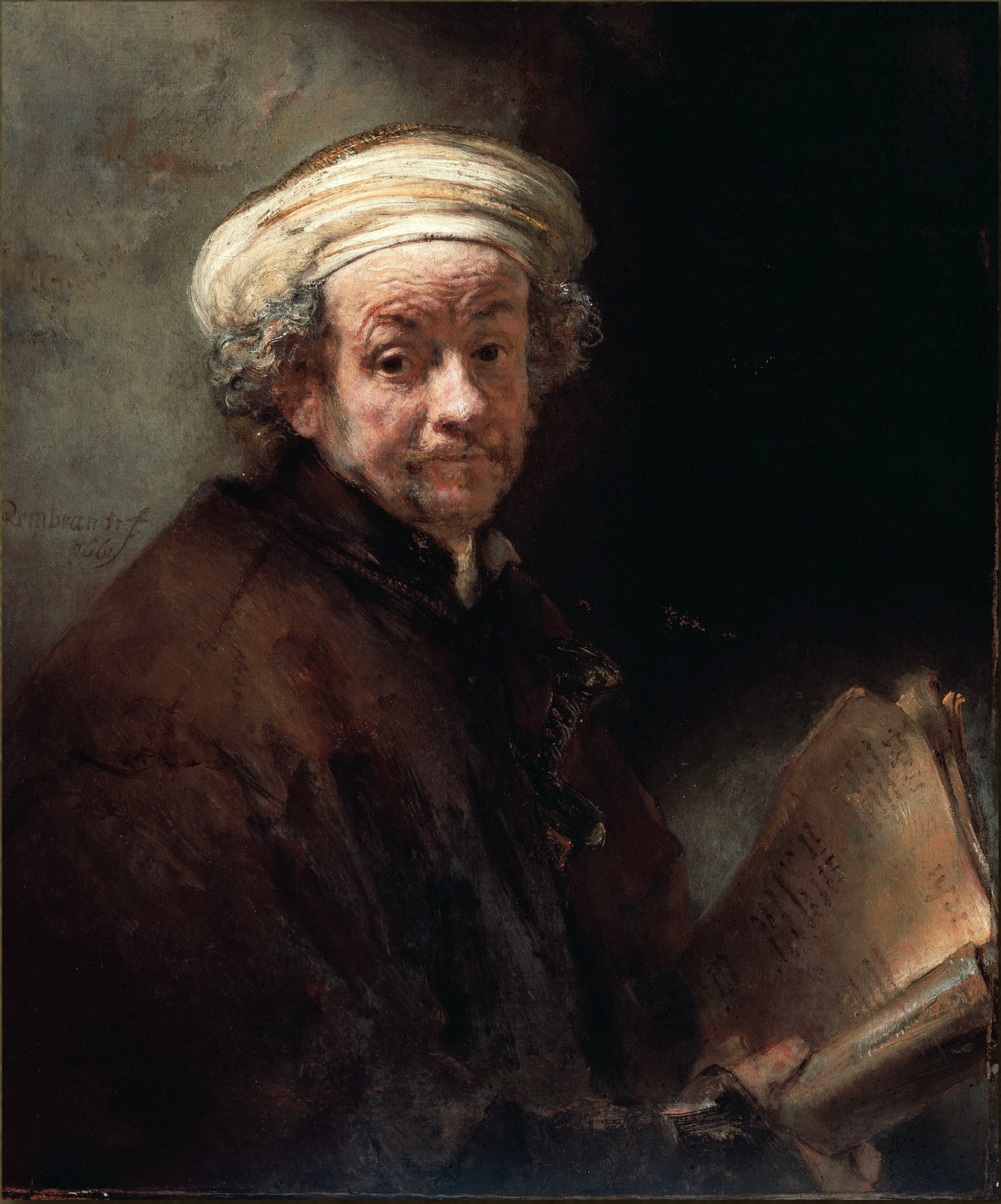Rembrandt, Autoportrait en apôtre Paul, 1661, Rijksmuseum