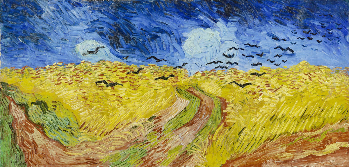 Champ de blé aux corbeaux de Vincent van Gogh, image principale du Top 100