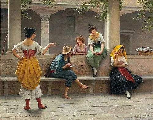 Les Commérages, 1903 — Eugène de Blaas