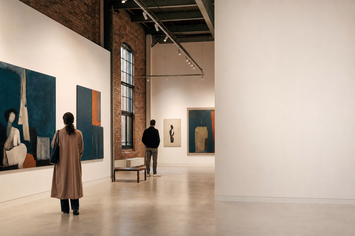 Galeries d’art à Coventry, espace d’exposition et peintures originales