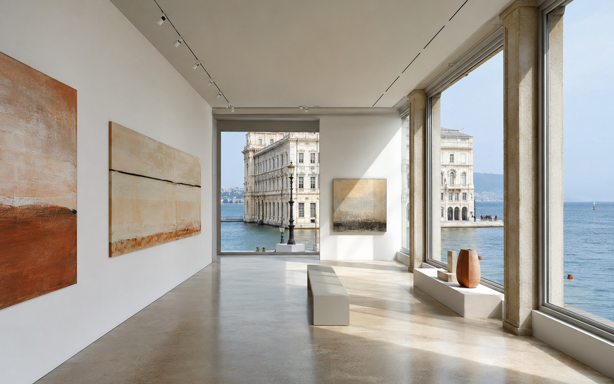 Galerie d’art contemporaine ouverte sur le front de mer de Trieste