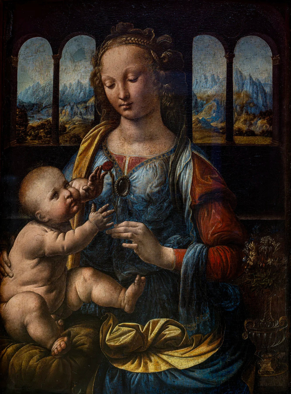 La Madone à l’œillet de Léonard de Vinci