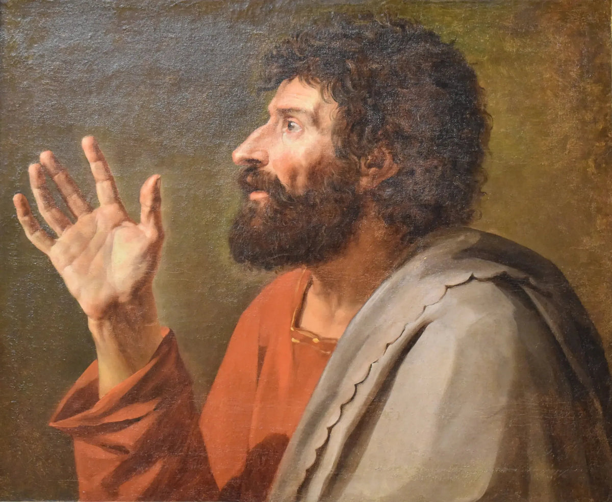Étude liée au Serment des Horaces de Jacques-Louis David, repère du néoclassicisme