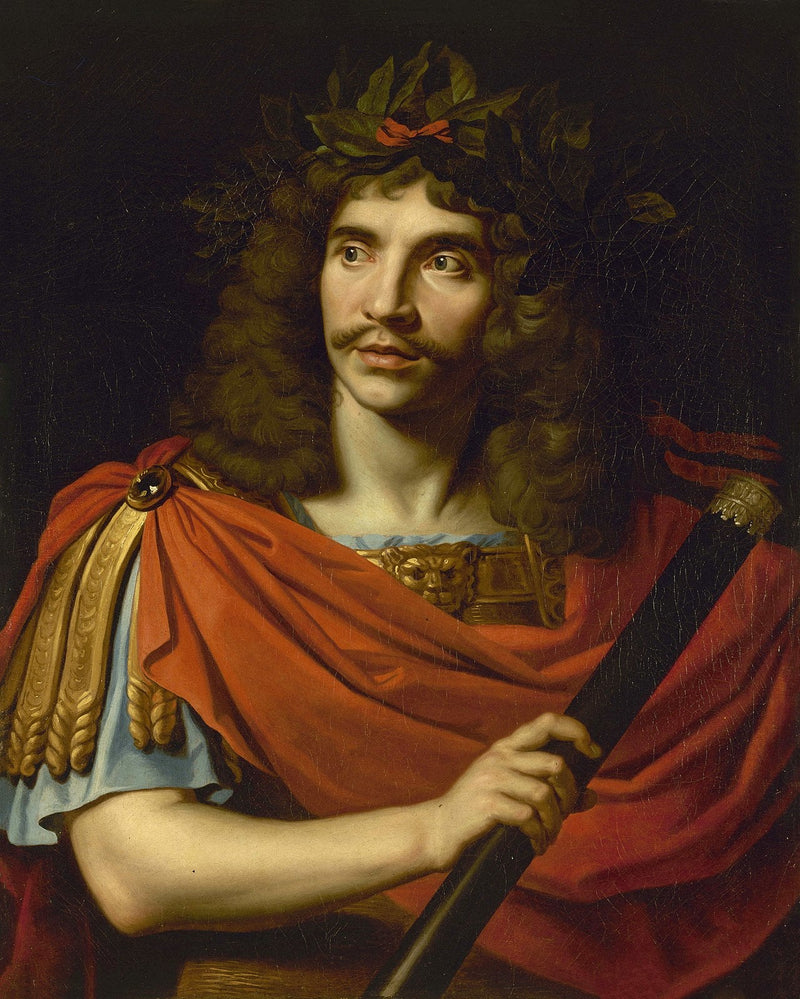 🏛️ Portraits de Molière – Reproductions Authentiques à l’Huile