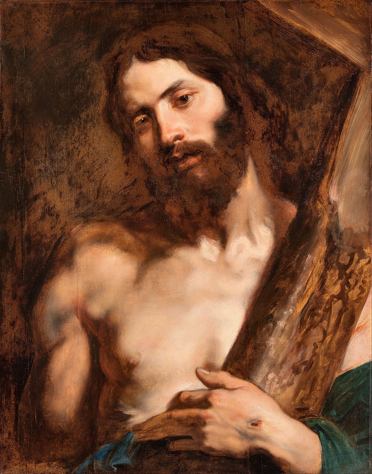✝️ 십자가를 지고 있는 그리스도 – Anthony van Dyck (1618년경)