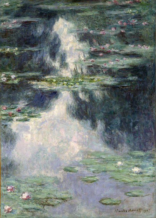 🌿 수련 연못 – 클로드 모네 (1907)
