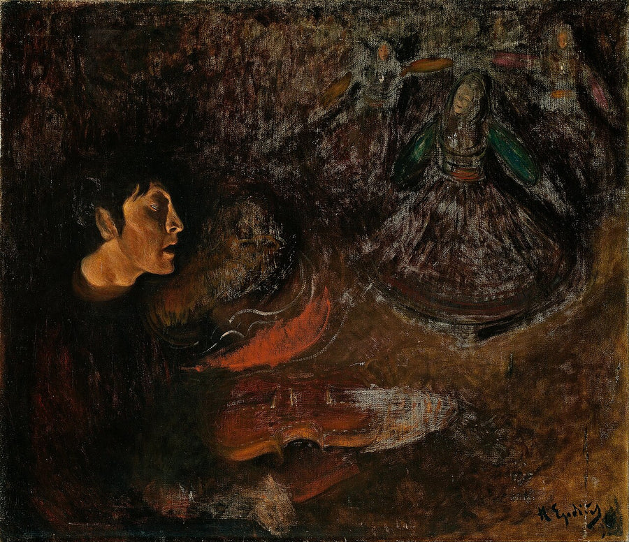 Jeu et danse, Halfdan Egedius, 1896, peinture à l’huile