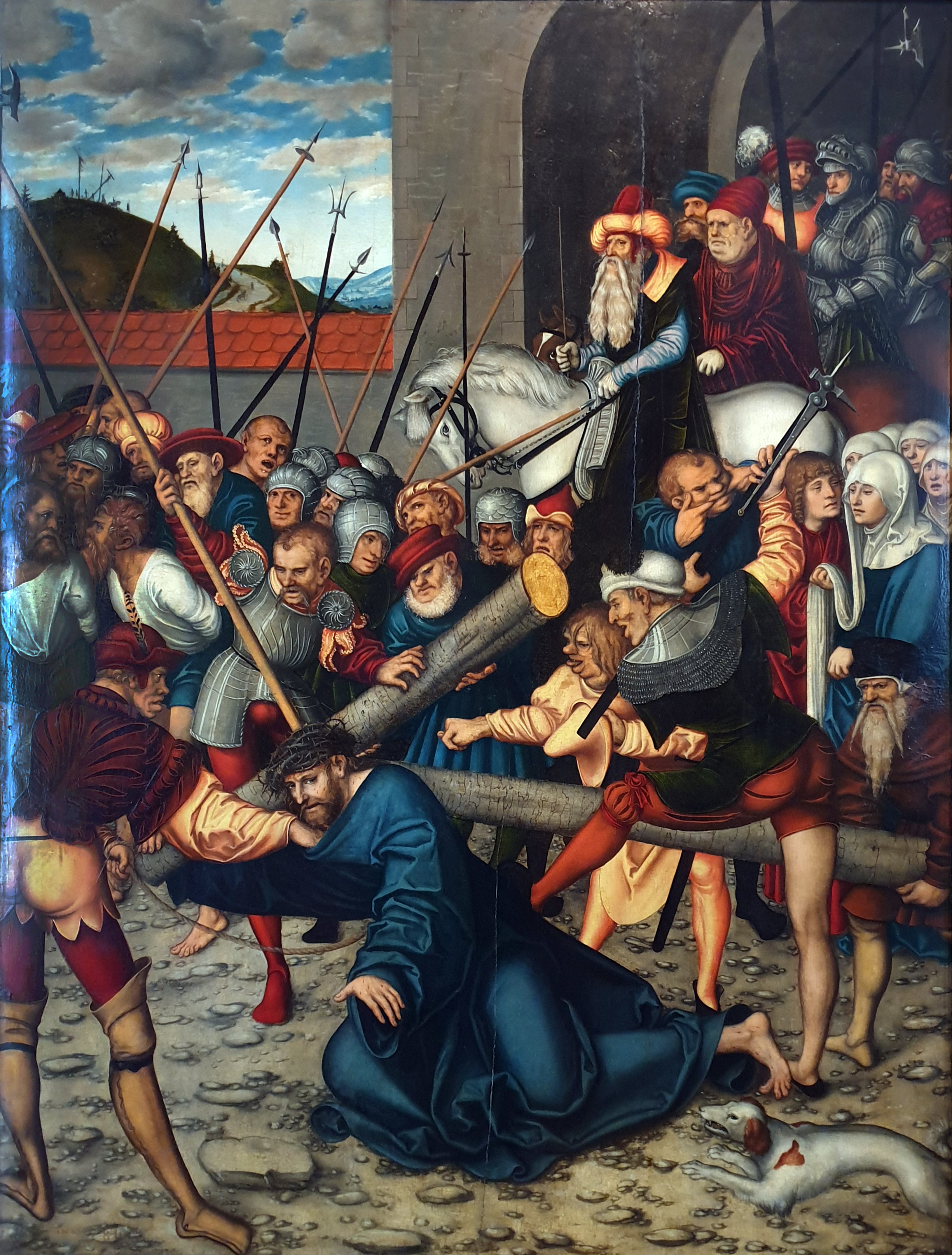 Le Christ portant la croix - Lucas Cranach the Elder