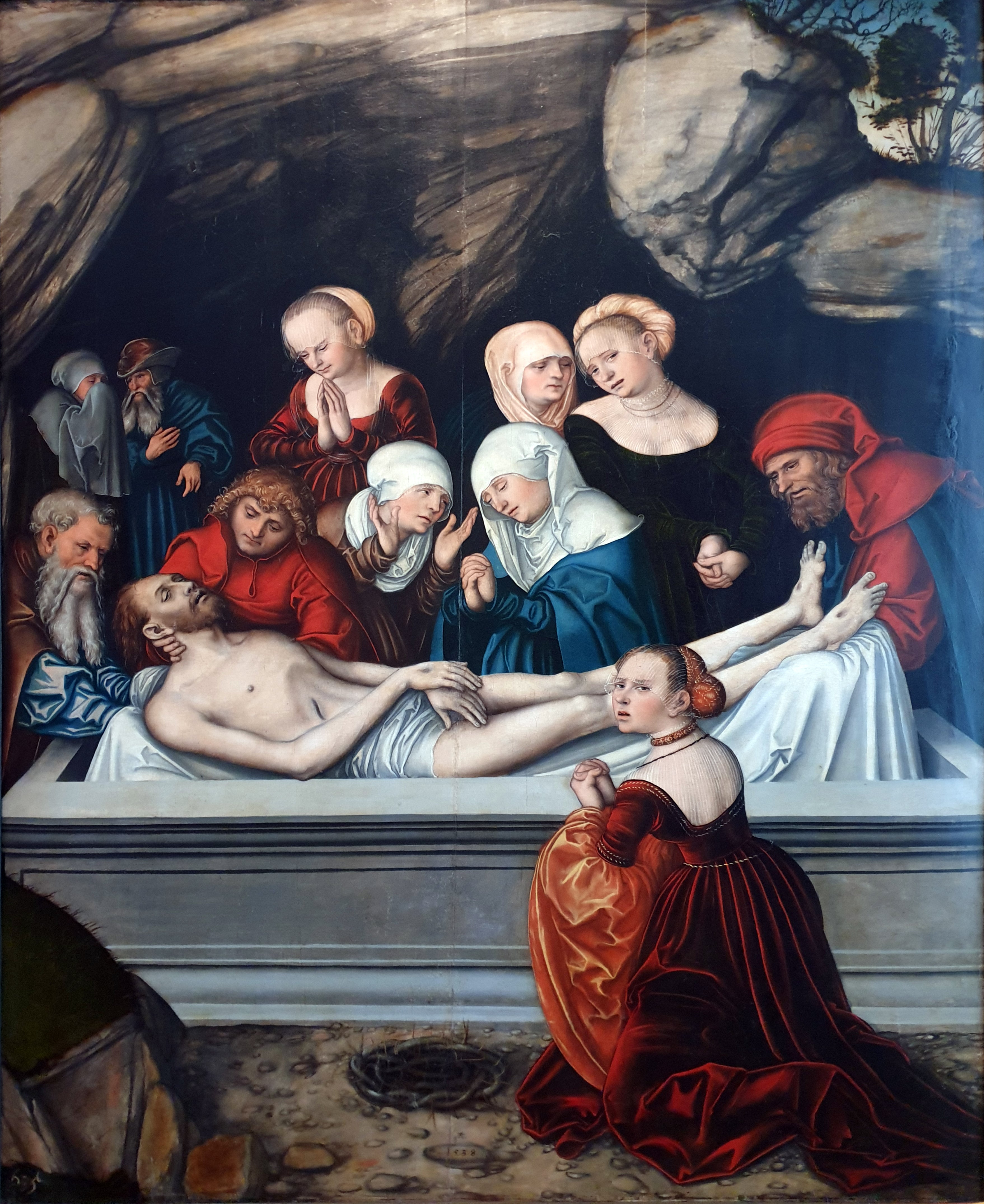 Cycle de la Passion : La Mise au Tombeau - Lucas Cranach the Elder