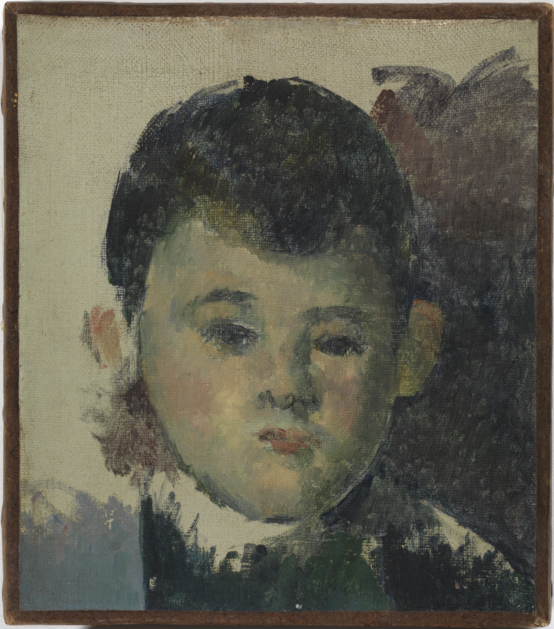 Reproduction du tableau « Portrait du fils de l'artiste - Paul Cézanne » par Alpha Reproduction en peinture à l’huile