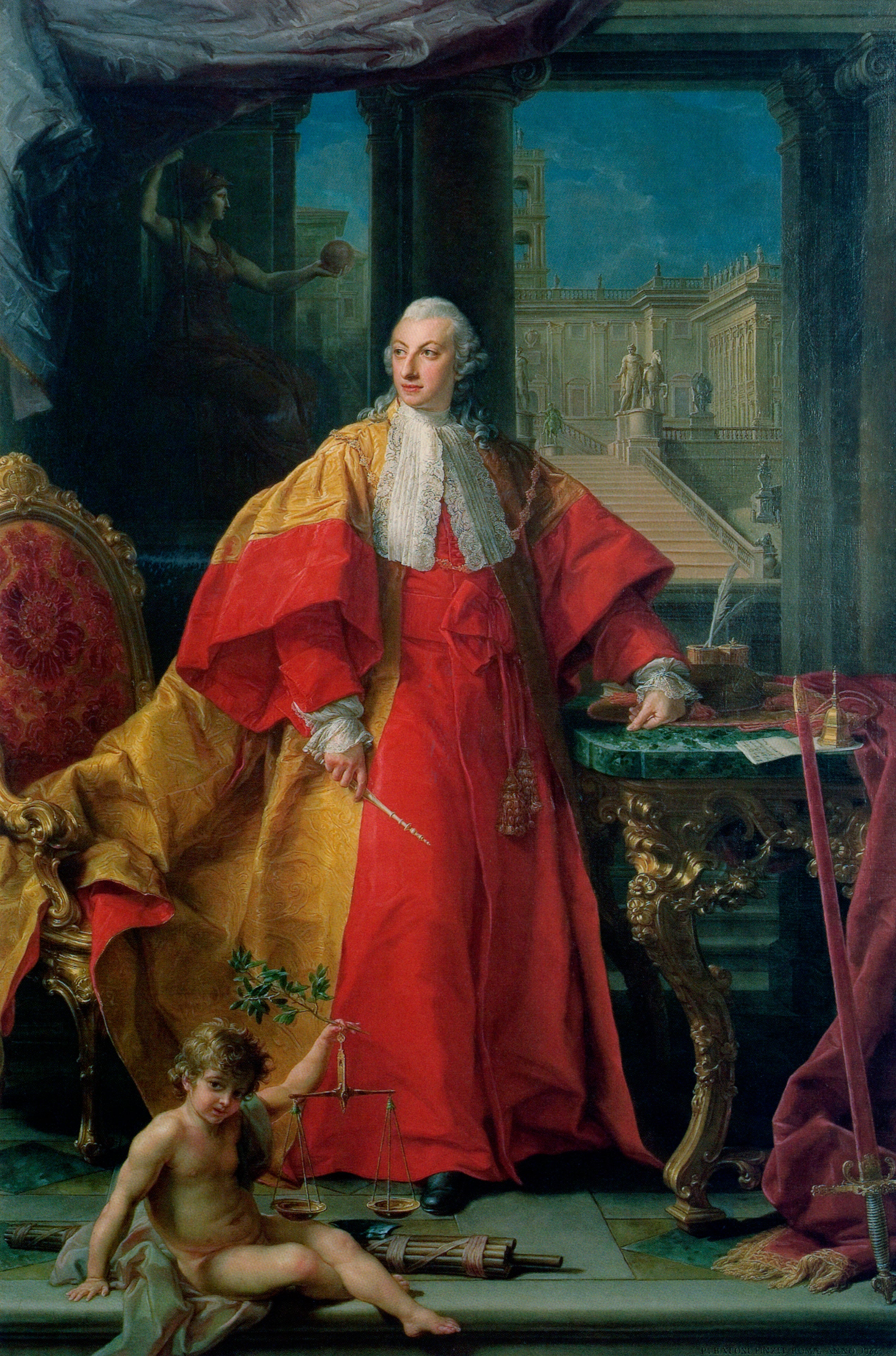 Portrait d'Abbondio Rezzonico - Pompeo Batoni