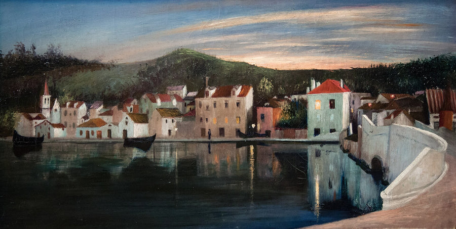 Traù au coucher du soleil, Tivadar Kosztka Csontváry, 1899
