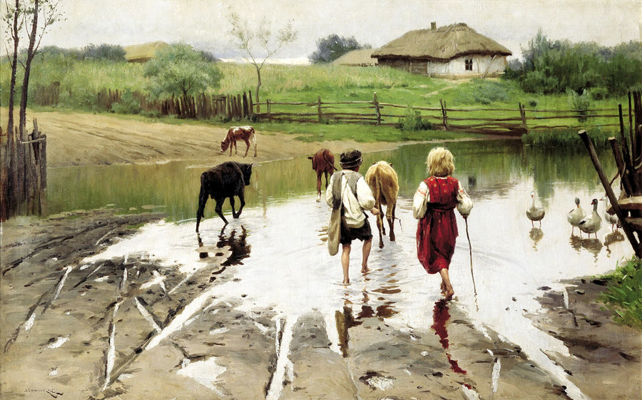 Le Gué, Mykola Pymonenko, 1901