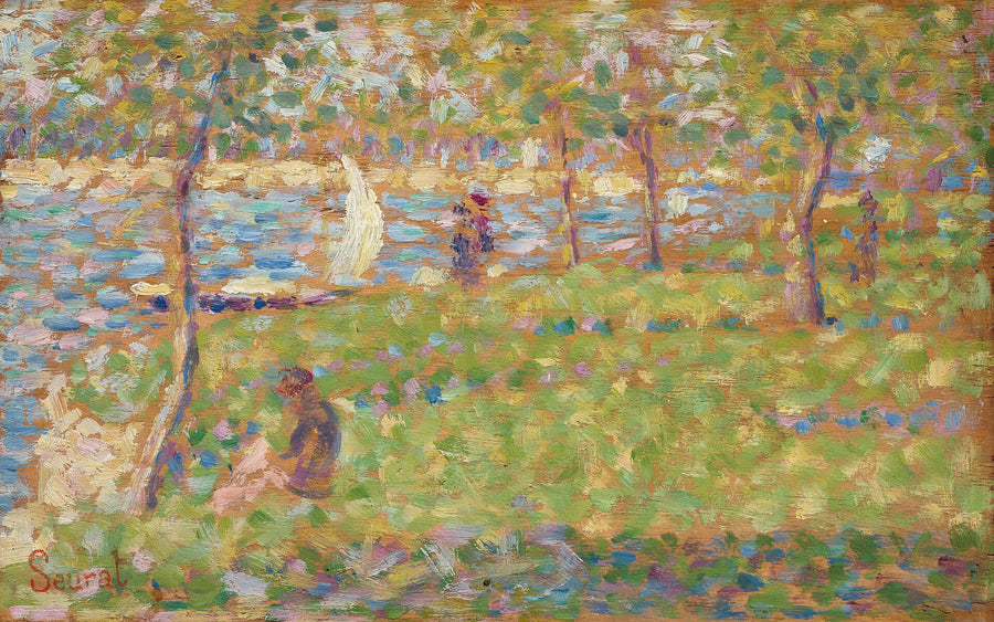 Étude pour « Un dimanche à la Grande Jatte » — Washington - Georges Seurat