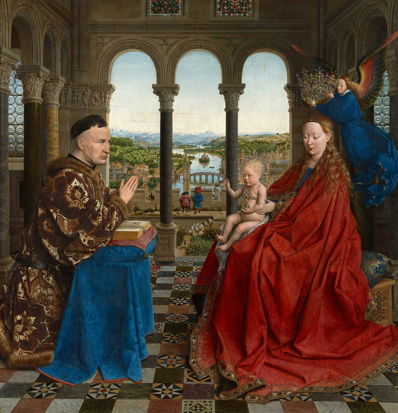 La Madone du chancelier Rolin - Jan van Eyck