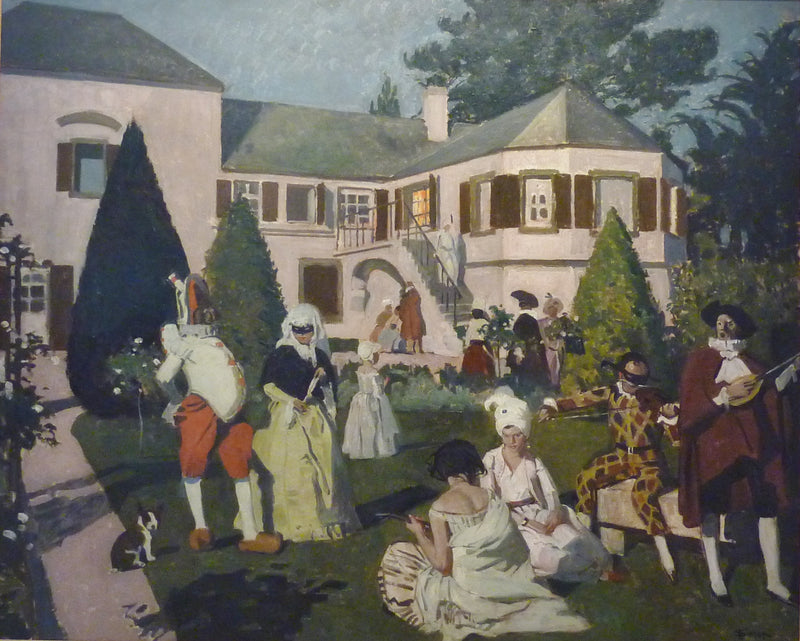 Soirée costumée au sémaphore - Lucien Simon