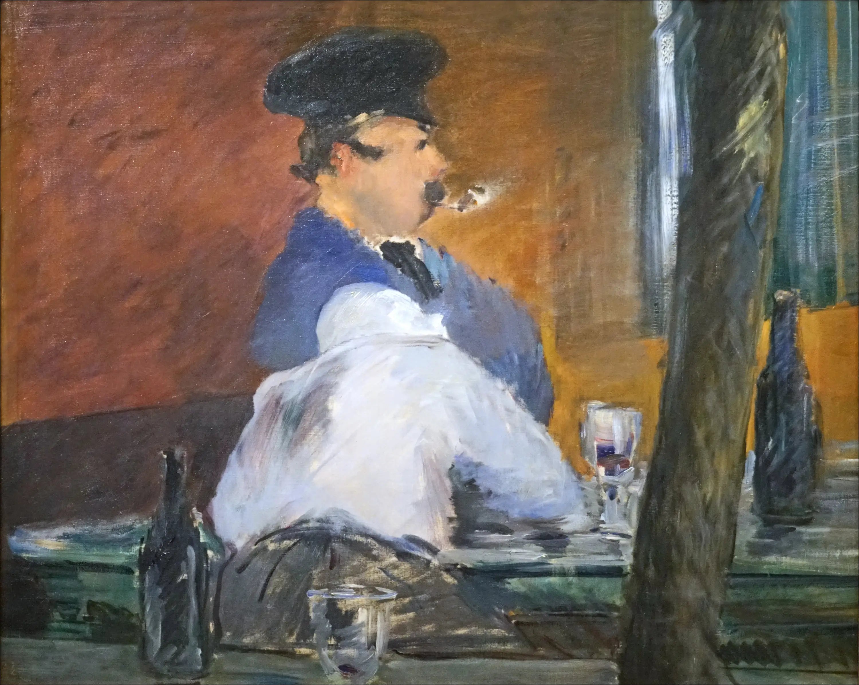 Reproduction du tableau « Le bouchon - Édouard Manet » par Alpha Reproduction en peinture à l’huile