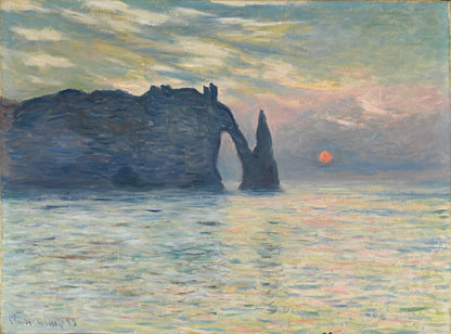 에트르타의 일출 – 클로드 모네, 1883