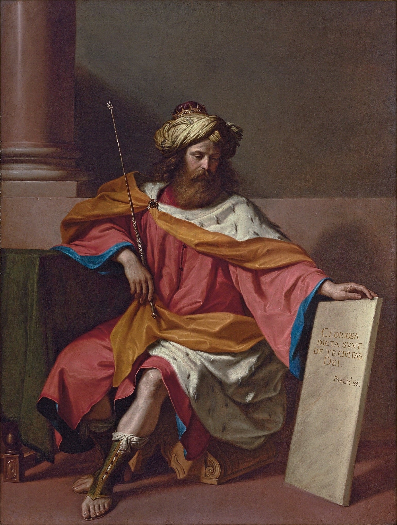 Le roi David - Guercino