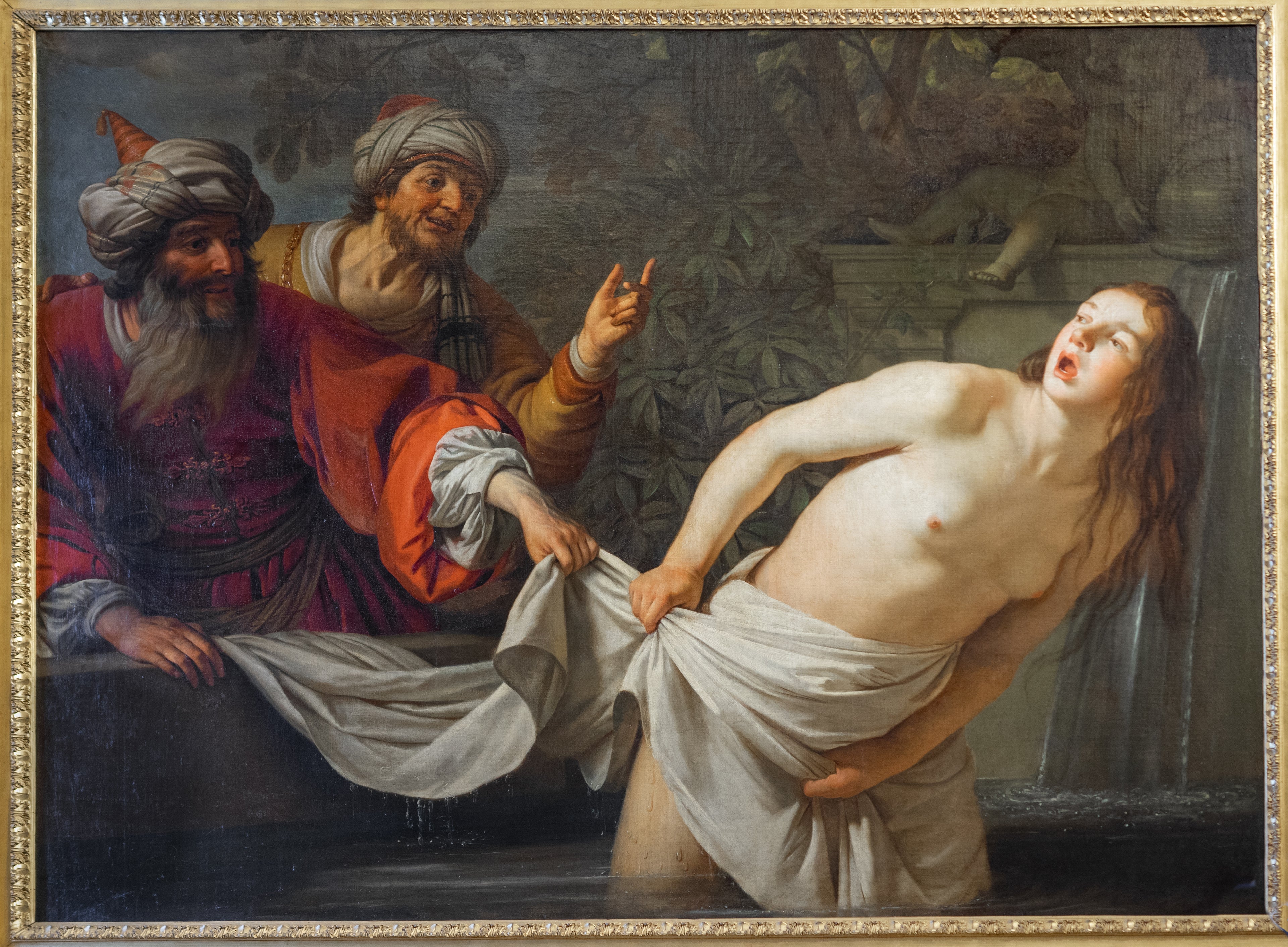 Suzanne harcelée par les anciens (Daniel 13:1-63) - Gerrit van Honthorst
