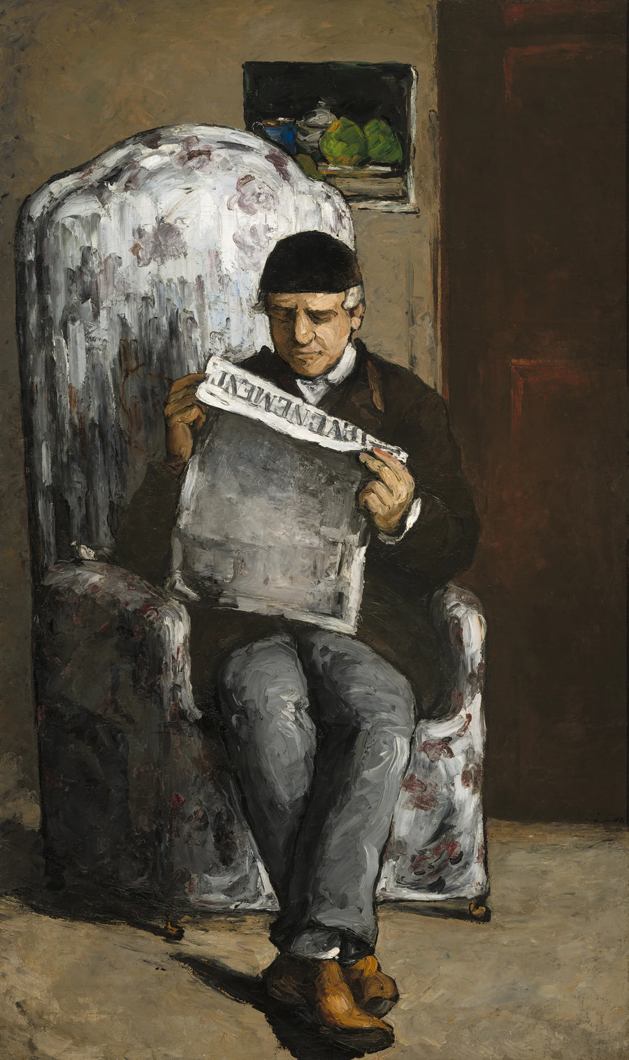 예술가의 아버지가 사건을 읽다 - Paul Cézanne