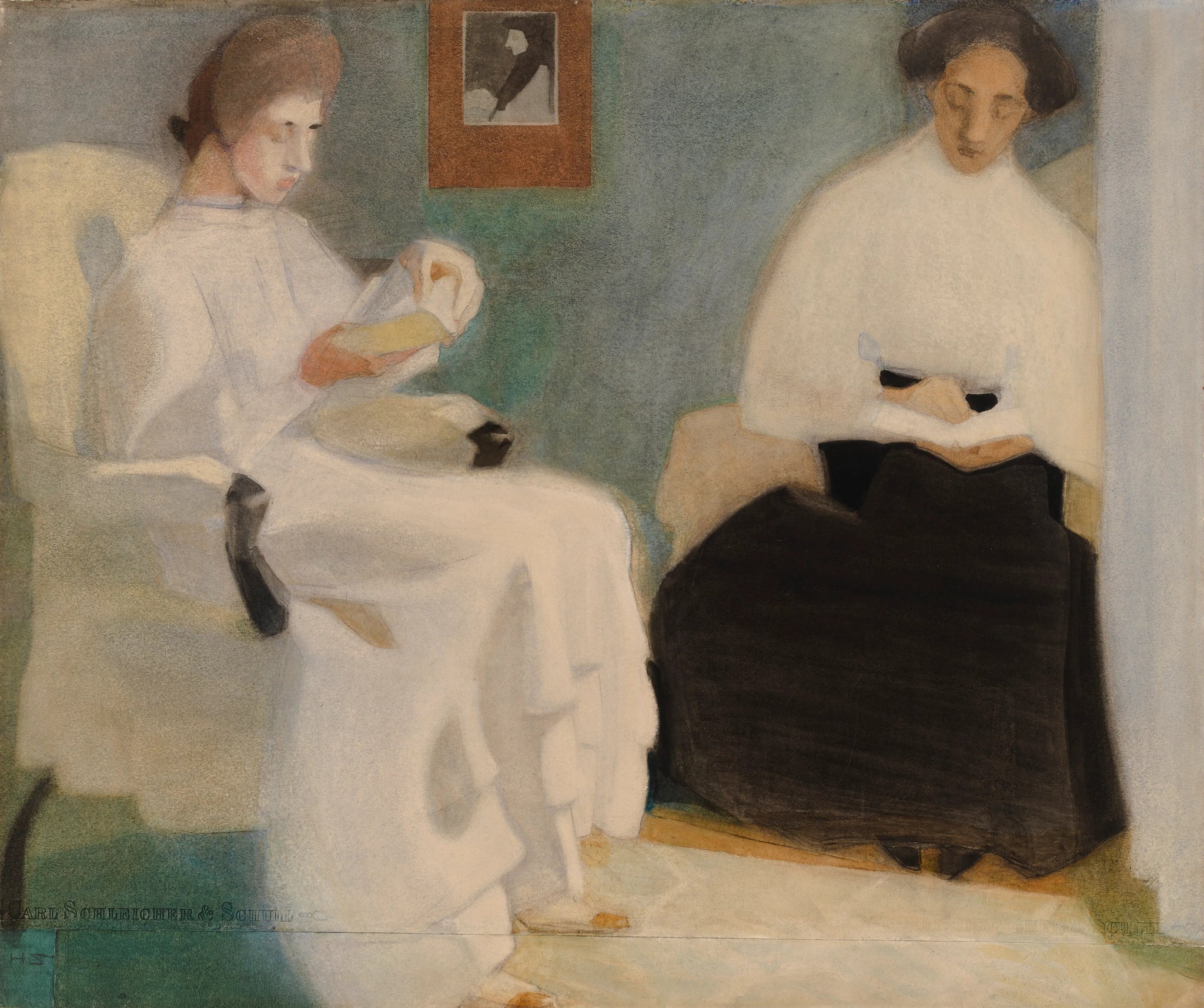 Girls Reading - Helene Schjerfbeck
