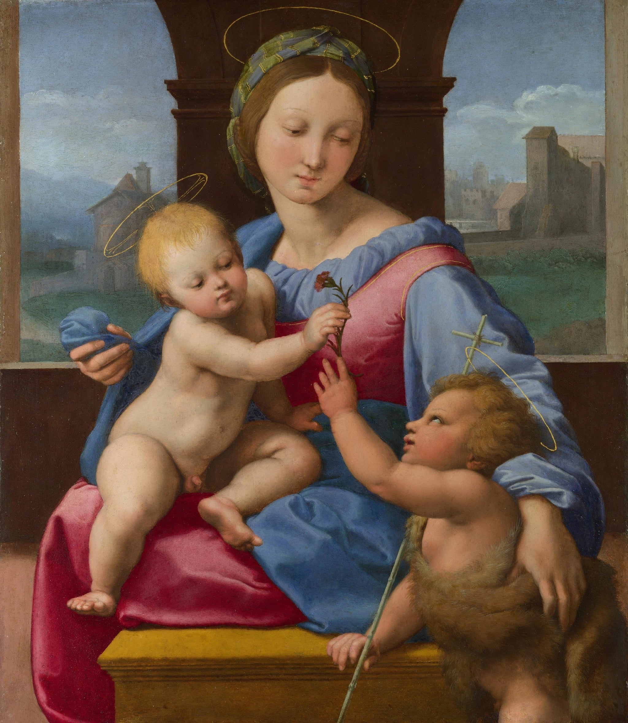 La Madone Aldobrandini - Raphaël Sanzio - Réproduction huile sur toile