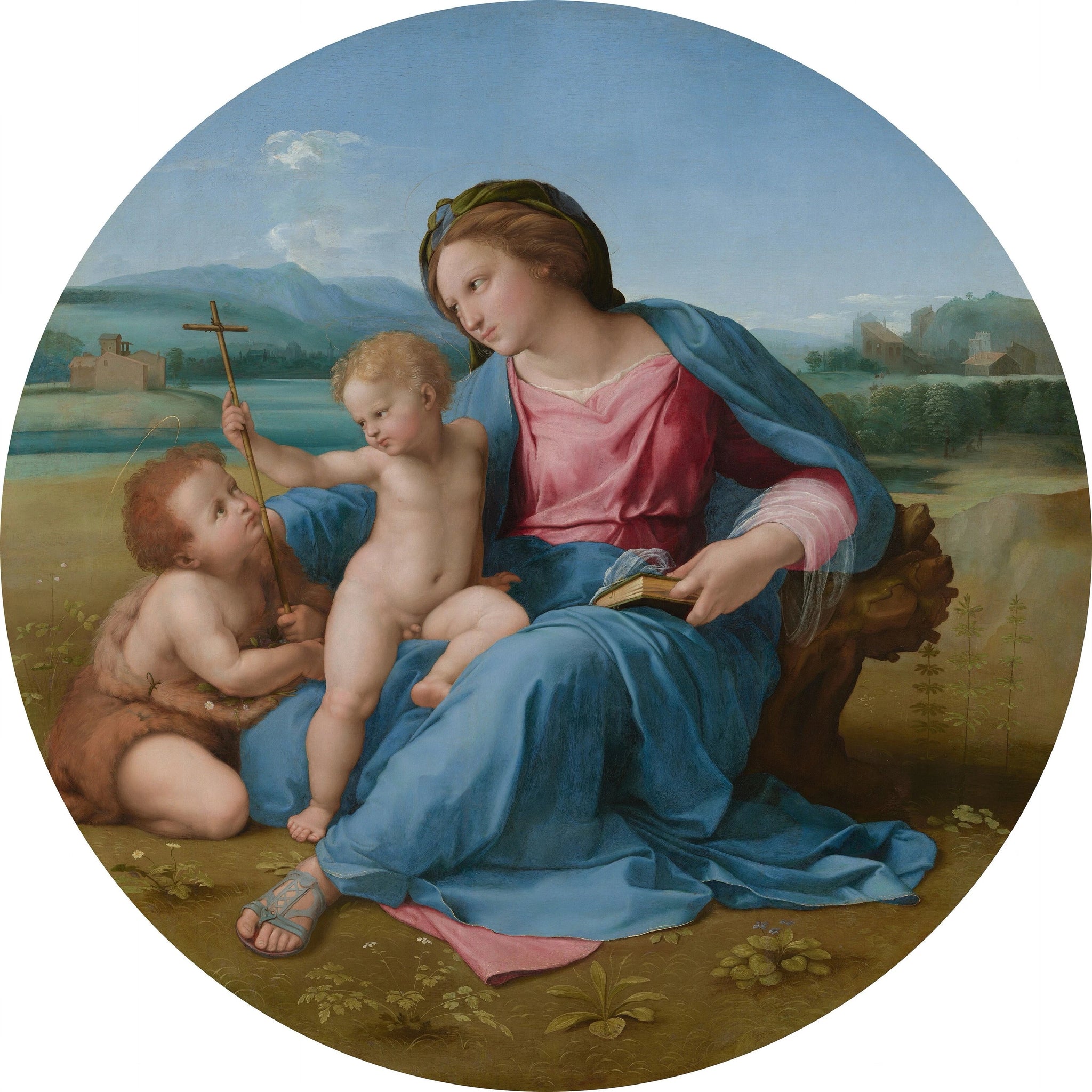La Madone d'Alba - Raphaël Sanzio - Réproduction huile sur toile