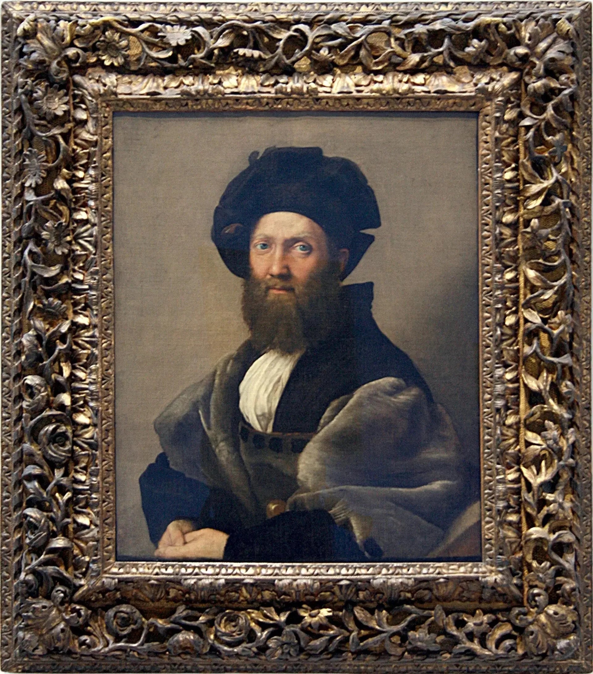 Portrait de Baldassare Castiglione - Raphaël Sanzio - Réproduction huile sur toile