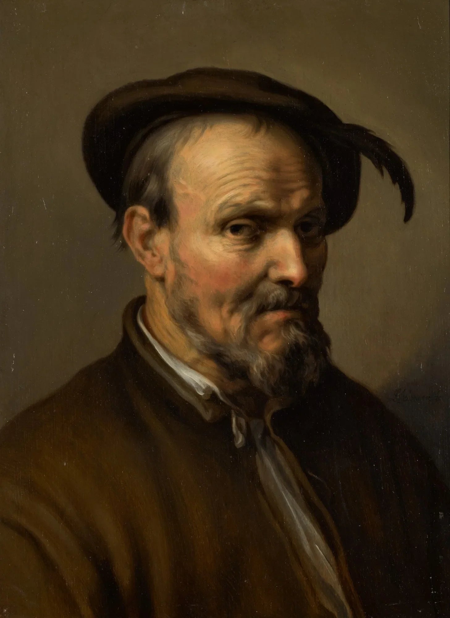 Buste d'un vieil homme - Abraham Bloemaert image 1 reproduction de peinture à l’huile