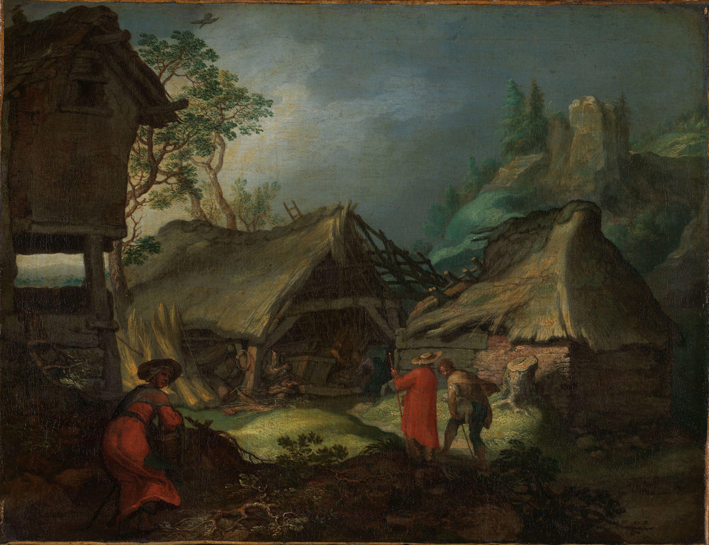 L'Adoration des bergers - Abraham Bloemaert image 1 reproduction artisanale de tableau