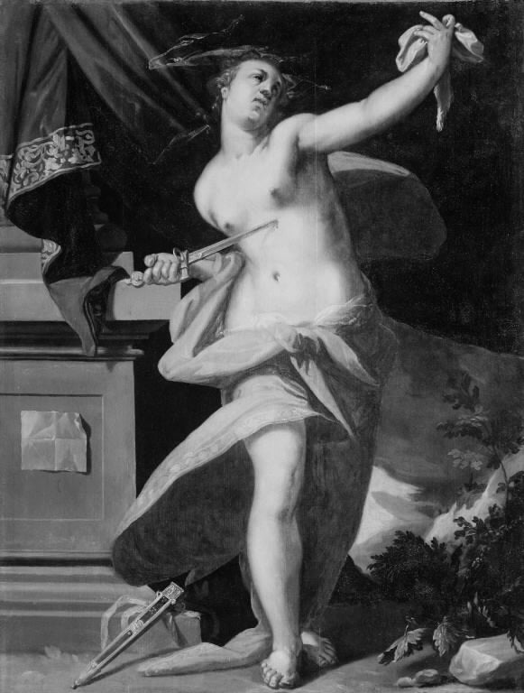 Le suicide de Lucrèce - Abraham Bloemaert
