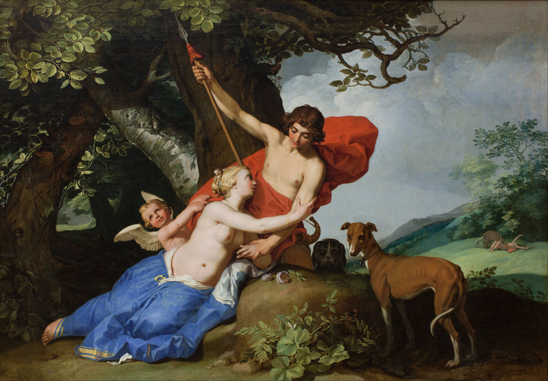 Vénus et Adonis - Abraham Bloemaert