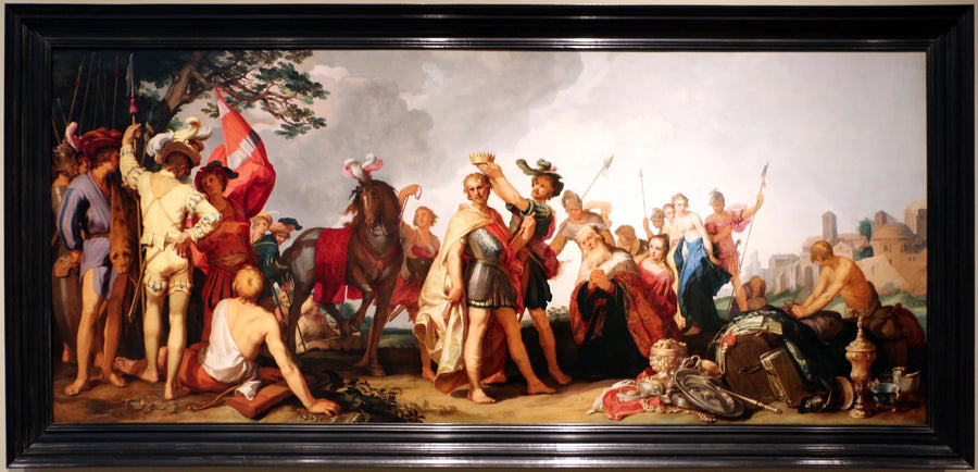 Scène de triomphe - Abraham Bloemaert image 1 reproduction de peinture à l’huile