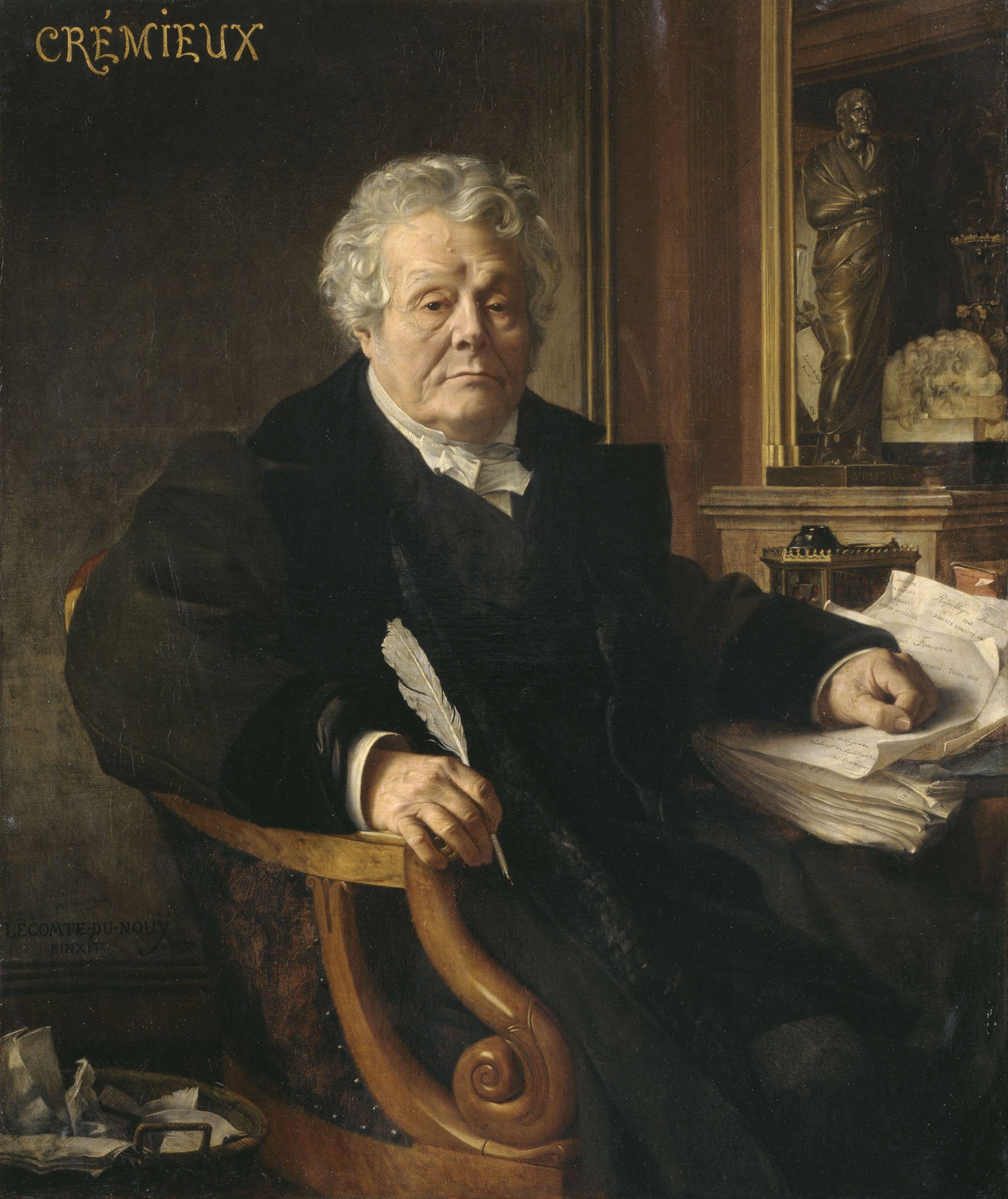 Adolphe Crémieux - Jean-Jules-Antoine Lecomte du Nouÿ