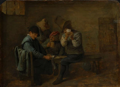 Des paysans jouant aux cartes - Adriaen Brouwer