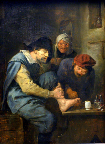 L'opération au pied - Adriaen Brouwer