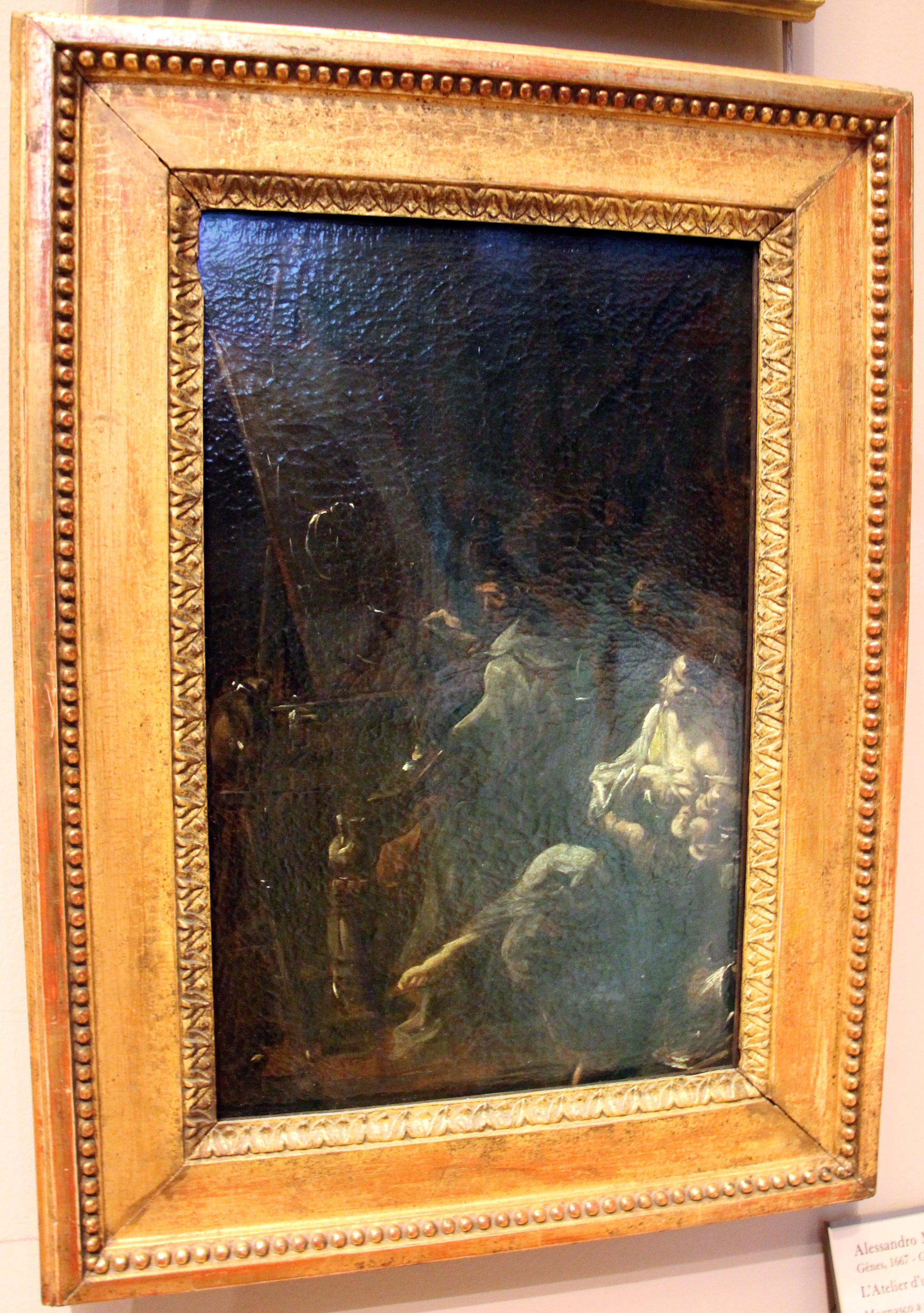 L'Atelier d'un peintre - Alessandro Magnasco image 1 reproduction réalisée par Alpha Reproduction