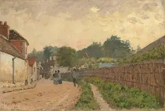Reproduction du tableau « Marly-le-Roi - Alfred Sisley » par Alpha Reproduction en peinture à l’huile