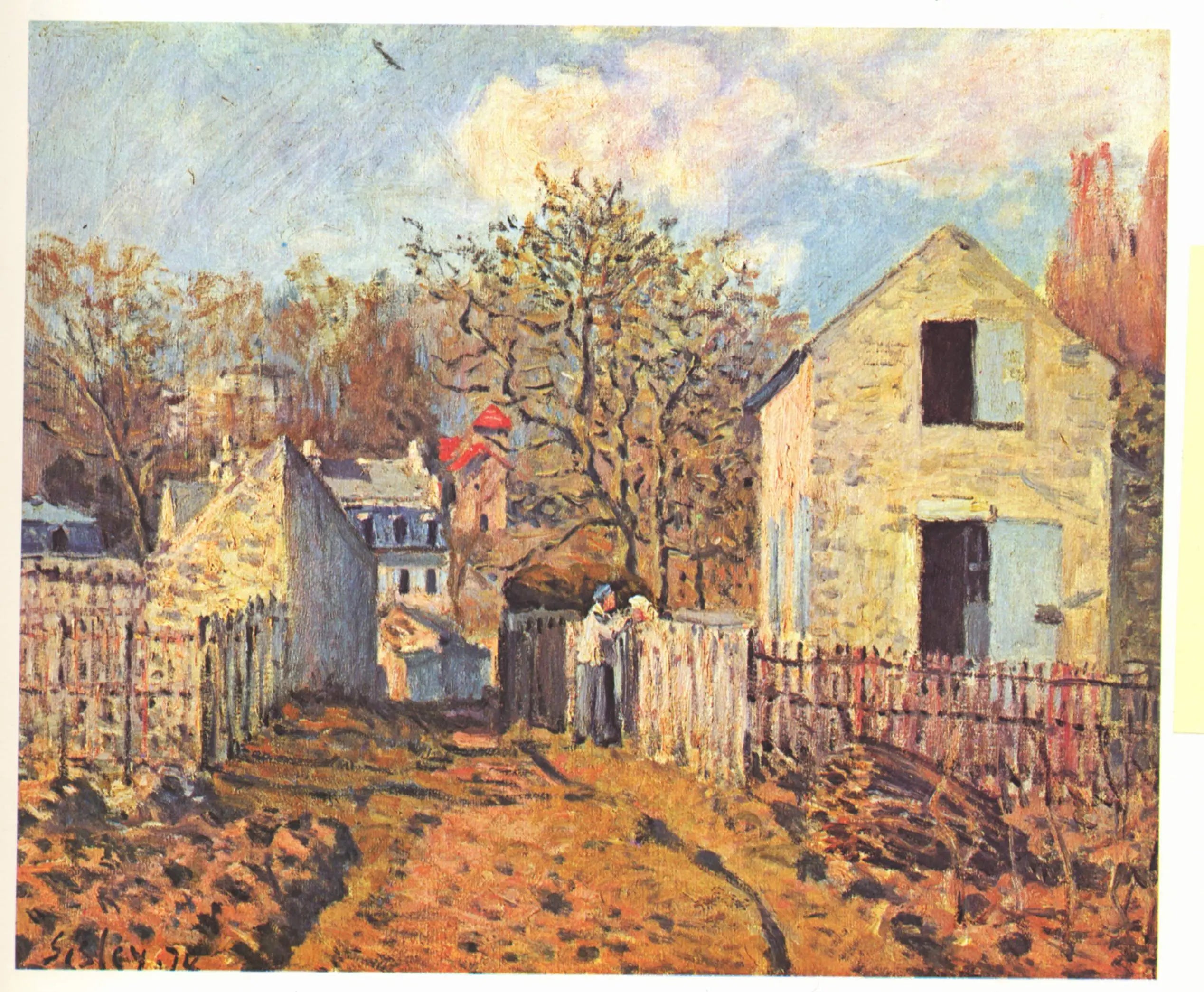 Reproduction du tableau « Village de Voisins - Alfred Sisley » par Alpha Reproduction en peinture à l’huile