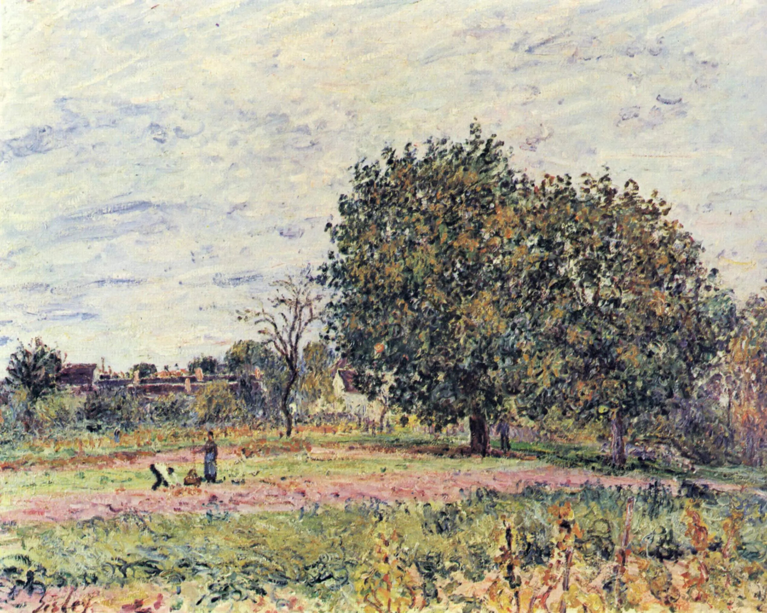 Reproduction du tableau « Q124743883 - Alfred Sisley » par Alpha Reproduction en peinture à l’huile