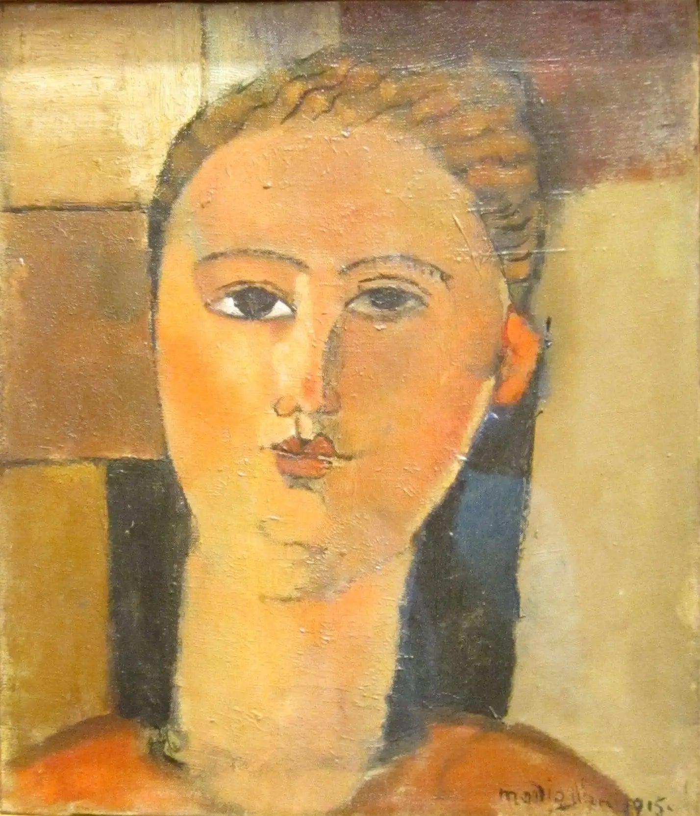 Reproduction du tableau « Fille rousse - Amedeo Modigliani » par Alpha Reproduction en peinture à l’huile