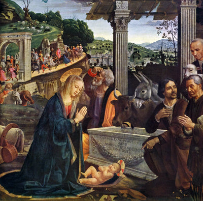 Adoration des bergers - Domenico Ghirlandaio - Alpha Reproduction