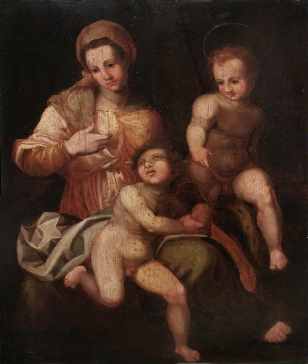 La Sainte Vierge avec l’Enfant Jésus et saint Jean Baptiste - Andrea del Sarto - Alpha Reproduction